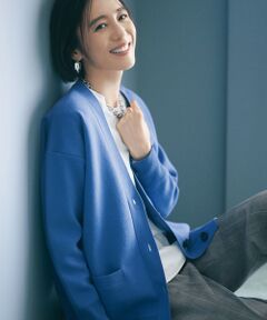 UNFILO / アンフィーロ ニット・セーター | 【洗える】スポンジニット カーディガン