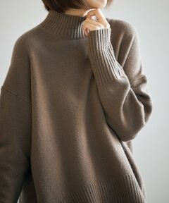 UNFILO / アンフィーロ ニット・セーター | 【洗える】ウールカシミヤ ハイネックニット
