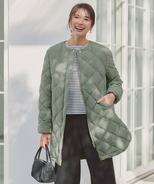 UNFILO / アンフィーロ ダウンジャケット・ベスト | 【自宅で洗濯OK / 軽量で暖かい】TAIONコラボ 2WAY キルティングダウン | 詳細2