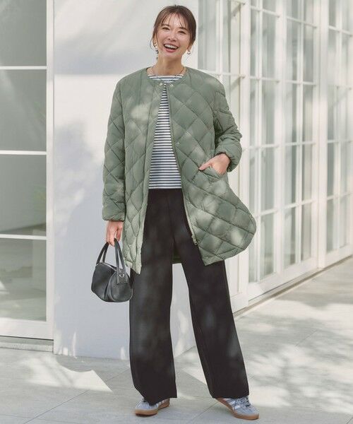 UNFILO / アンフィーロ ダウンジャケット・ベスト | 【自宅で洗濯OK / 軽量で暖かい】TAIONコラボ 2WAY キルティングダウン | 詳細3