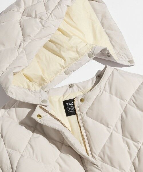 UNFILO / アンフィーロ ダウンジャケット・ベスト | 【自宅で洗濯OK / 軽量で暖かい】TAIONコラボ 2WAY キルティングダウン | 詳細4