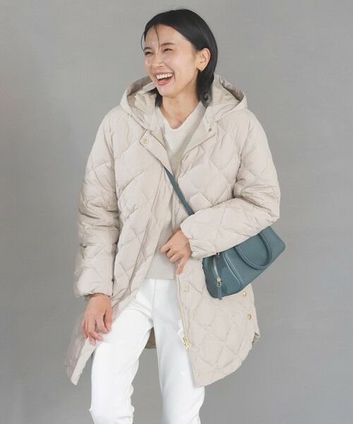 UNFILO / アンフィーロ ダウンジャケット・ベスト | 【自宅で洗濯OK / 軽量で暖かい】TAIONコラボ 2WAY キルティングダウン | 詳細12