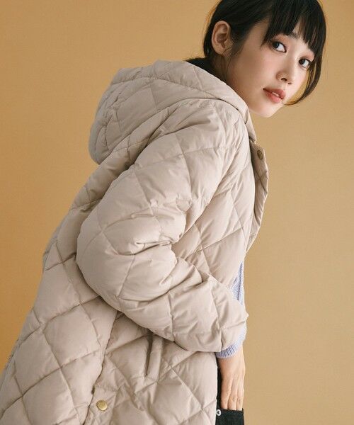 UNFILO / アンフィーロ ダウンジャケット・ベスト | 【自宅で洗濯OK / 軽量で暖かい】TAIONコラボ 2WAY キルティングダウン | 詳細12