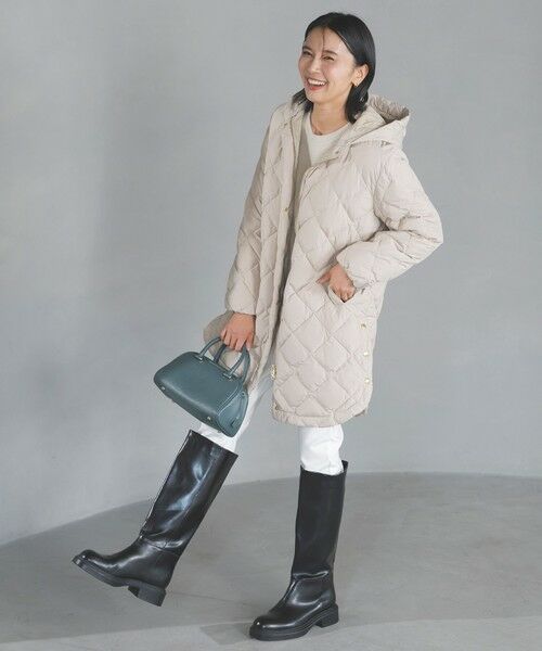 UNFILO / アンフィーロ ダウンジャケット・ベスト | 【自宅で洗濯OK / 軽量で暖かい】TAIONコラボ 2WAY キルティングダウン | 詳細15