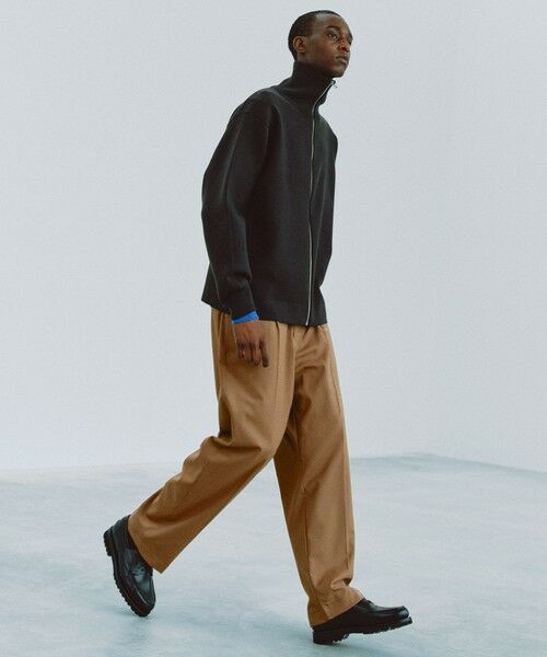 UNFILO / アンフィーロ ニット・セーター | 【男女兼用/新色追加】スウェットライク ジップ タートルネックニット [24年秋冬商品] | 詳細8