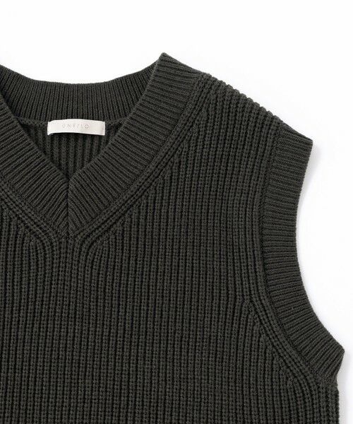 UNFILO / アンフィーロ ベスト | 【男女兼用】バルキー ニットベスト | 詳細18