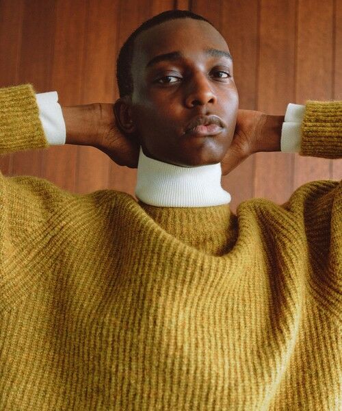 UNFILO / アンフィーロ ニット・セーター | 【男女兼用】ライトウォームタートルネックニット | 詳細5