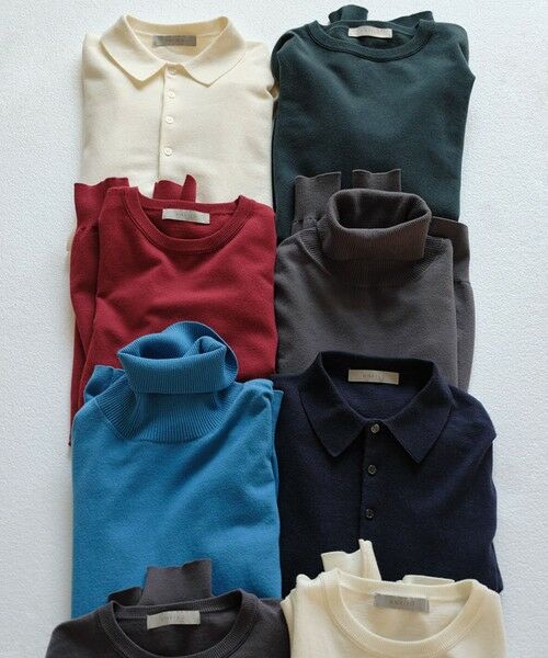 UNFILO / アンフィーロ ニット・セーター | 【男女兼用】ライトウォームタートルネックニット | 詳細7