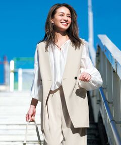 UNFILO / アンフィーロ その他アウター | 【セレモニー】BEAUTY MOVE ミドルジレ