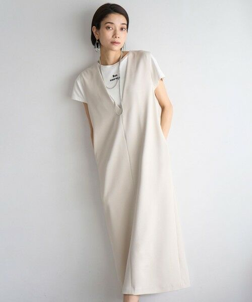 UNFILO / アンフィーロ ロング・マキシ丈スカート | BEAUTY MOVE 2WAYジャンスカ | 詳細7