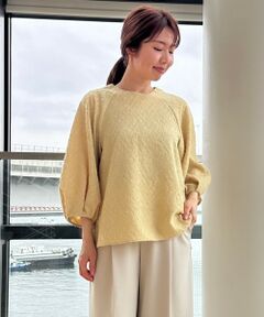 UNFILO / アンフィーロ シャツ・ブラウス | カットジャガードブラウス