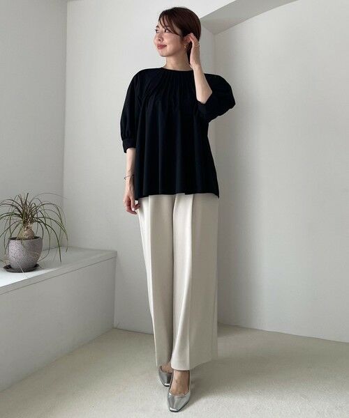 UNFILO / アンフィーロ その他パンツ | 【11サイズ展開】 BEAUTY MOVE タックワイドパンツ | 詳細24