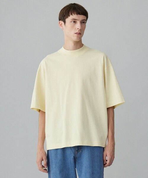 UNFILO/アンフィーロ 【接触冷感/吸水速乾/抗菌防臭/UVケア】ビューティーフォルム 半袖TEE [24年春夏商品] クリームイエロー S