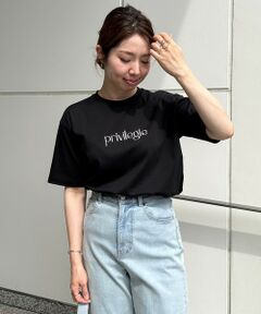 【洗える/汗ジミ防止】BEAUTY FORM ロゴ刺繍 半袖Tシャツ