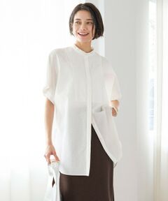 UNFILO / アンフィーロ シャツ・ブラウス | ワッシャーブロード ブザムロングシャツ