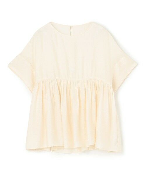 UNFILO / アンフィーロ シャツ・ブラウス | ヴィンテージシアー ギャザーペプラムブラウス | 詳細3