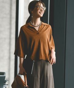 UNFILO / アンフィーロ ニット・セーター | フロスティコットン スキッパーニット