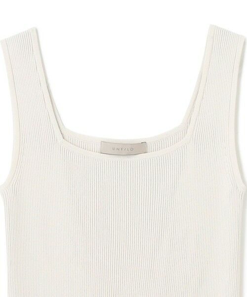 UNFILO / アンフィーロ タンクトップ | スゴ機能 リブタンクトップ | 詳細9