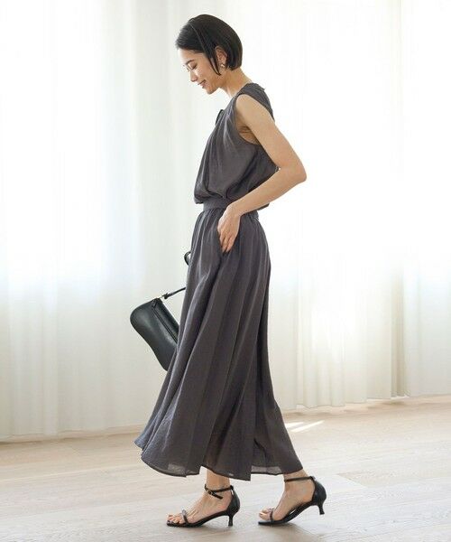 UNFILO / アンフィーロ その他パンツ | ヴィンテージシアー ギャザーワイドパンツ | 詳細11