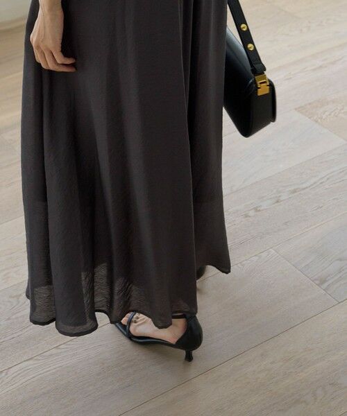 UNFILO / アンフィーロ その他パンツ | ヴィンテージシアー ギャザーワイドパンツ | 詳細13