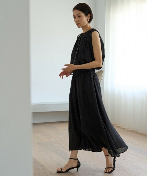 UNFILO / アンフィーロ その他パンツ | ヴィンテージシアー ギャザーワイドパンツ | 詳細19