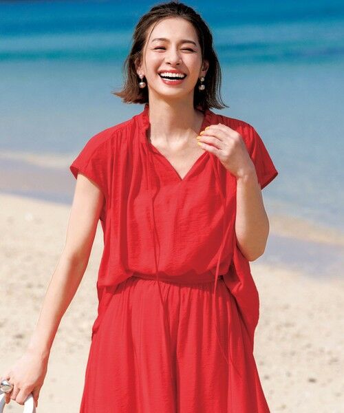 UNFILO / アンフィーロ その他パンツ | ヴィンテージシアー ギャザーワイドパンツ | 詳細28