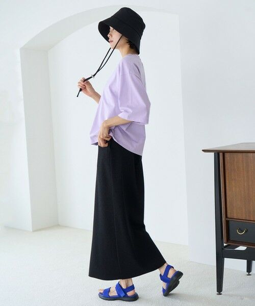 UNFILO / アンフィーロ ミニ・ひざ丈スカート | スゴ機能美ニット Iラインスカート | 詳細19