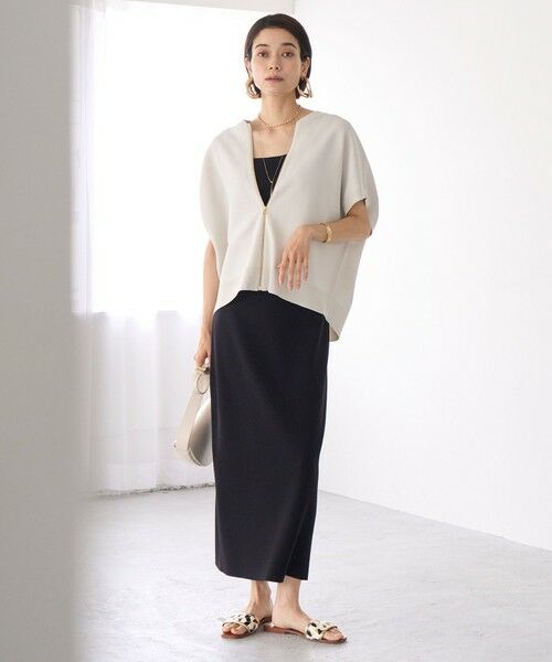 UNFILO / アンフィーロ ミニ・ひざ丈スカート | 【接触冷感/UVカット】スゴ機能美ニット Iラインスカート | 詳細21