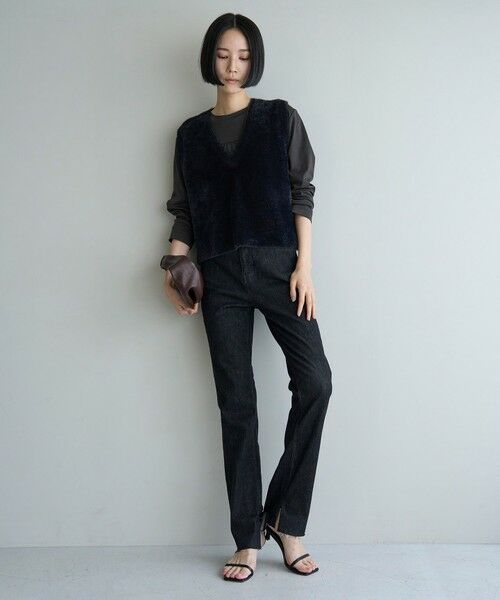 UNFILO / アンフィーロ ベスト | ナイロンシャギー ベスト | 詳細22