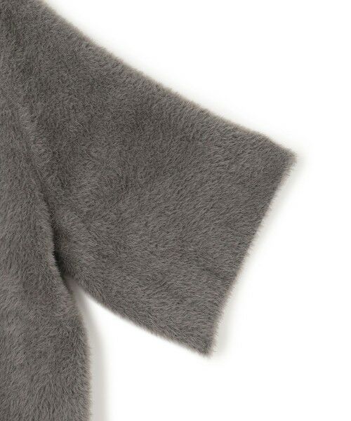 UNFILO / アンフィーロ ニット・セーター | ナイロンシャギー  ハーフスリーブ プルオーバー | 詳細16