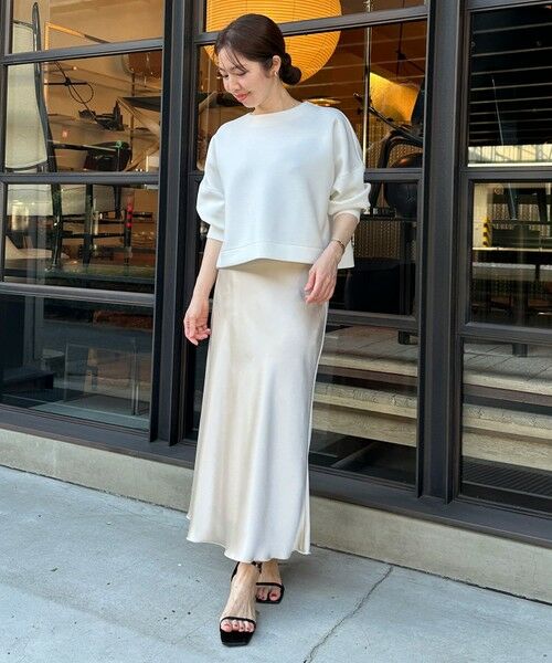 UNFILO / アンフィーロ ミニ・ひざ丈スカート | 【新色・新サイズ登場！】サテン ナロースカート | 詳細24