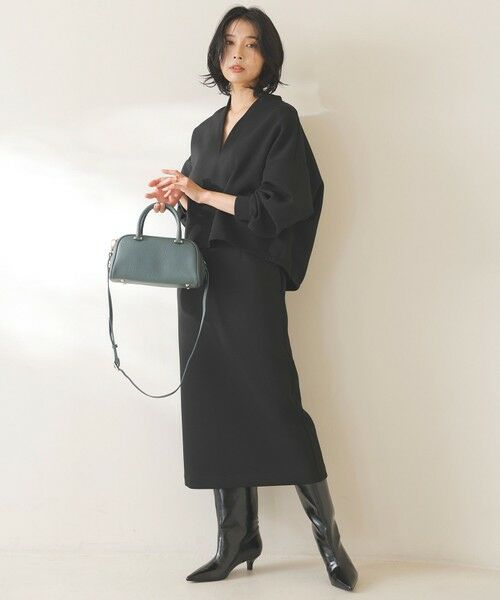 UNFILO / アンフィーロ ミニ・ひざ丈スカート | 【野呂佳代さん着用】BEAUTY FORM JERSEY Iラインスカート | 詳細25