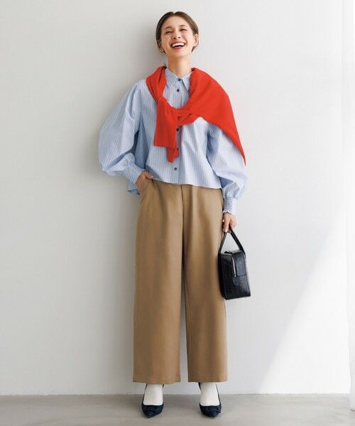 UNFILO / アンフィーロ シャツ・ブラウス | ボリュームスリーブ クロップドシャツ | 詳細14