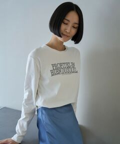 【抗菌防臭/洗える】ロゴ刺繍 Tシャツ