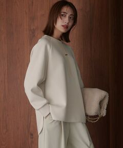 UNFILO / アンフィーロ その他トップス | 【新色登場/WEB限定】BEAUTY FORM JERSEY バックZIPプルオーバー