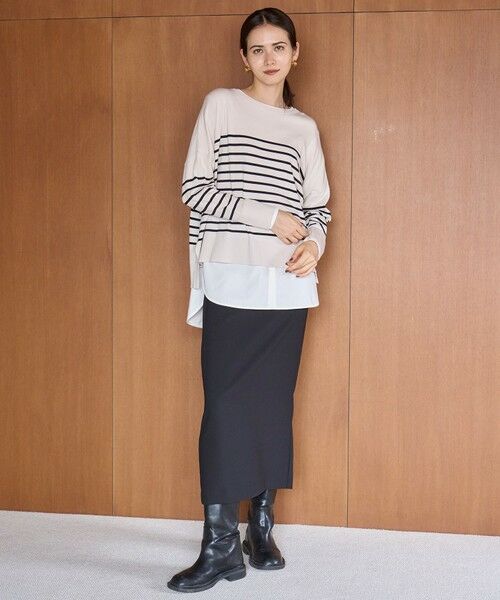 UNFILO / アンフィーロ カットソー | シャツコンビレイヤードTシャツ | 詳細10