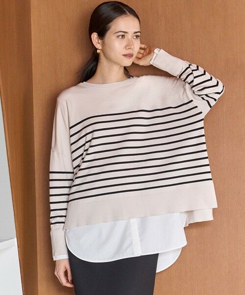 UNFILO / アンフィーロ カットソー | シャツコンビレイヤードTシャツ | 詳細13