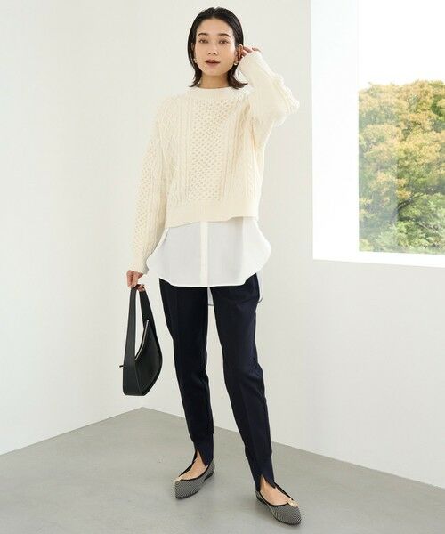 UNFILO / アンフィーロ カットソー | シャツコンビレイヤードTシャツ | 詳細15