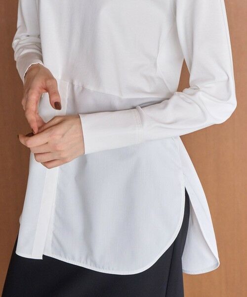 UNFILO / アンフィーロ カットソー | シャツコンビレイヤードTシャツ | 詳細18