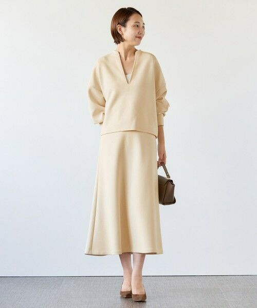 セール】 BEAUTY FORM JERSEY キーネックプルオーバー