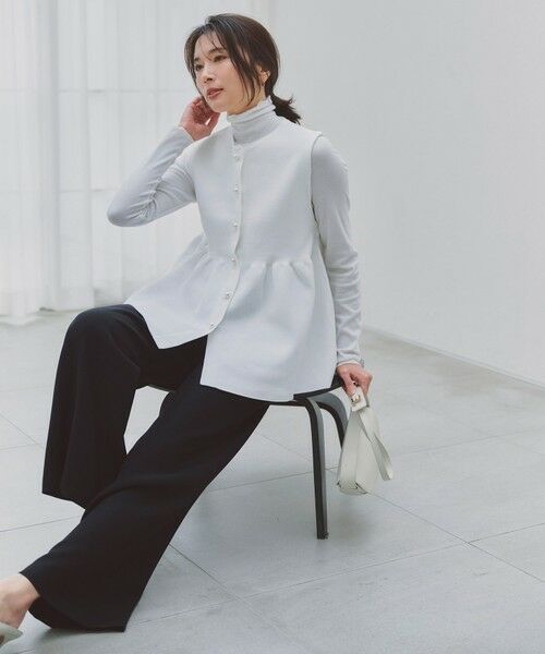 UNFILO / アンフィーロ ニット・セーター | 【VERY×UNFILOコラボ】2WAY ペプラムジレ | 詳細1