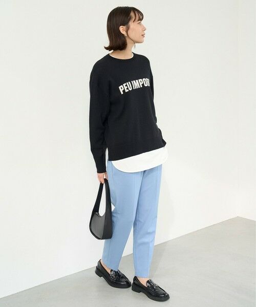 UNFILO / アンフィーロ ニット・セーター | スポンジニット ロゴジャガード | 詳細29