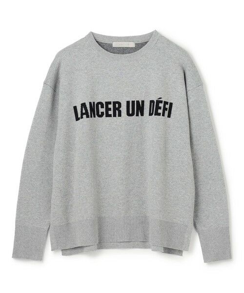 UNFILO / アンフィーロ ニット・セーター | スポンジニット ロゴジャガード | 詳細7