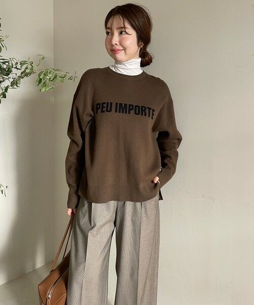 UNFILO / アンフィーロ ニット・セーター | スポンジニット ロゴジャガード | 詳細21