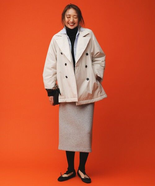 UNFILO / アンフィーロ ミニ・ひざ丈スカート | 【野呂佳代さん着用】BEAUTY FORM JERSEY Iラインスカート | 詳細10