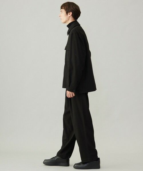 UNFILO / アンフィーロ ブルゾン | 【男女兼用】フラノライク ハーフジップ シャツブルゾン [24年秋冬商品] | 詳細13