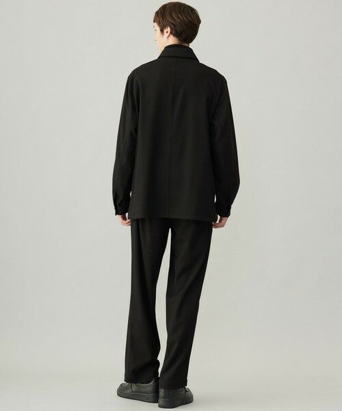 UNFILO / アンフィーロ ブルゾン | 【男女兼用】フラノライク ハーフジップ シャツブルゾン [24年秋冬商品] | 詳細14