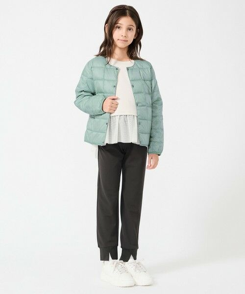 UNFILO / アンフィーロ スウェット | 【110-150cm】BEAUTY FORM JERSEY ペプラムスウェット | 詳細3