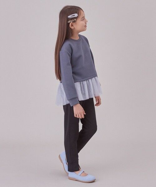 UNFILO / アンフィーロ スウェット | 【110-150cm】BEAUTY FORM JERSEY ペプラムスウェット | 詳細20