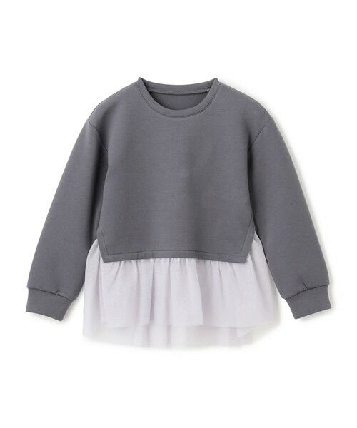 UNFILO / アンフィーロ スウェット | 【110-150cm】BEAUTY FORM JERSEY ペプラムスウェット | 詳細21
